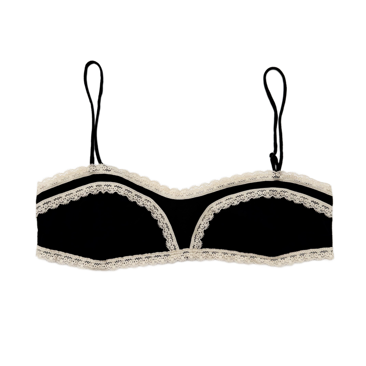 Black French Lace Bralette