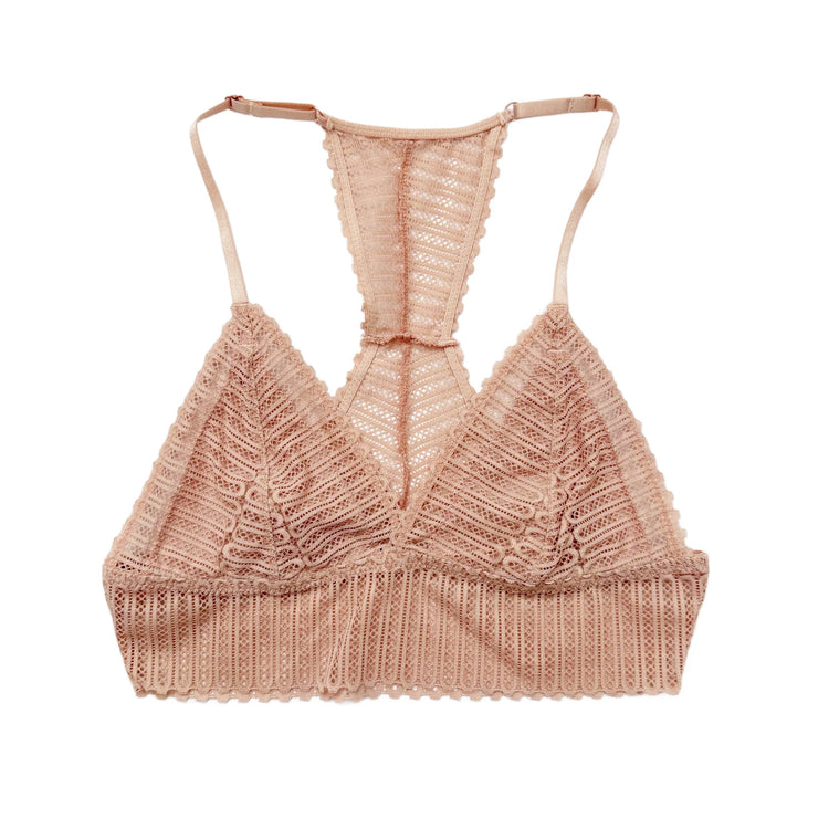 Blush Lace Racerback Bralette