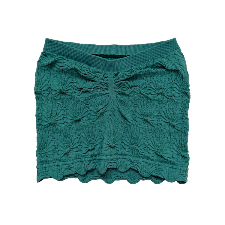 Teal Lace Textured Tube Top Bralette