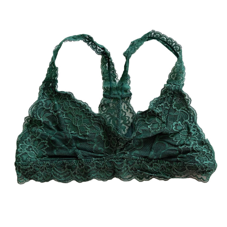 Dark Green Racerback Bralette - 1215 Clothing