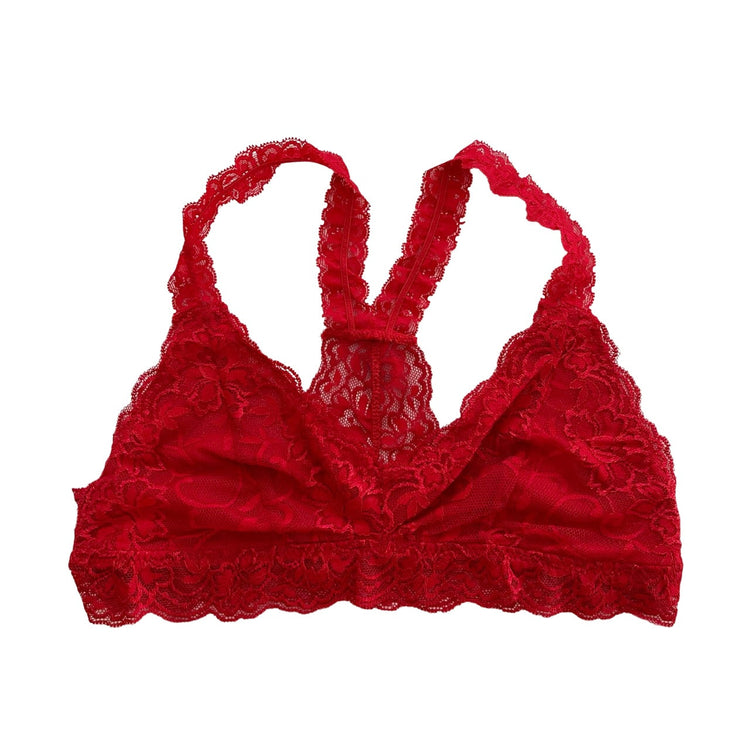 Brilliant Red Racerback Bralette