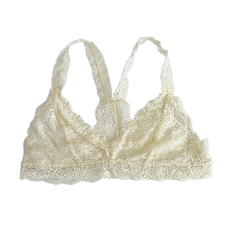 Ivory Racerback Bralette