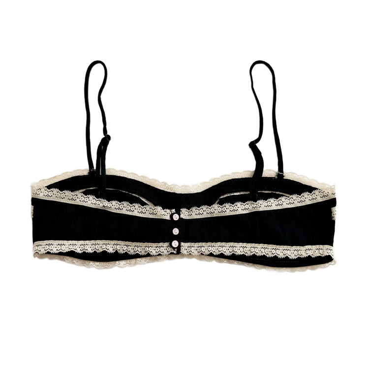 Black French Lace Bralette