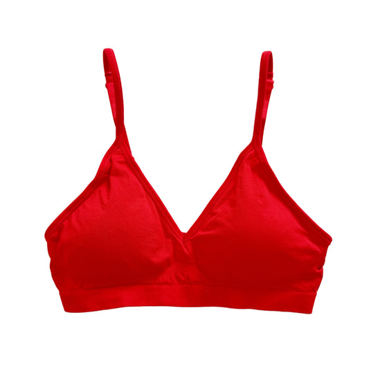 Red Triangle Padded Bralette