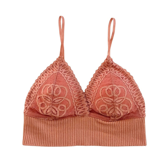 Marsala Floral Longline Bralette