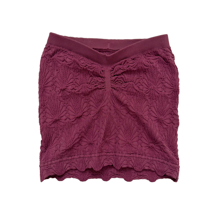 Mulberry Lace Textured Tube Top Bralette