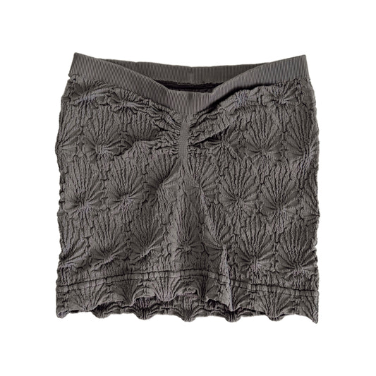 Charcoal Lace Textured Tube Top Bralette