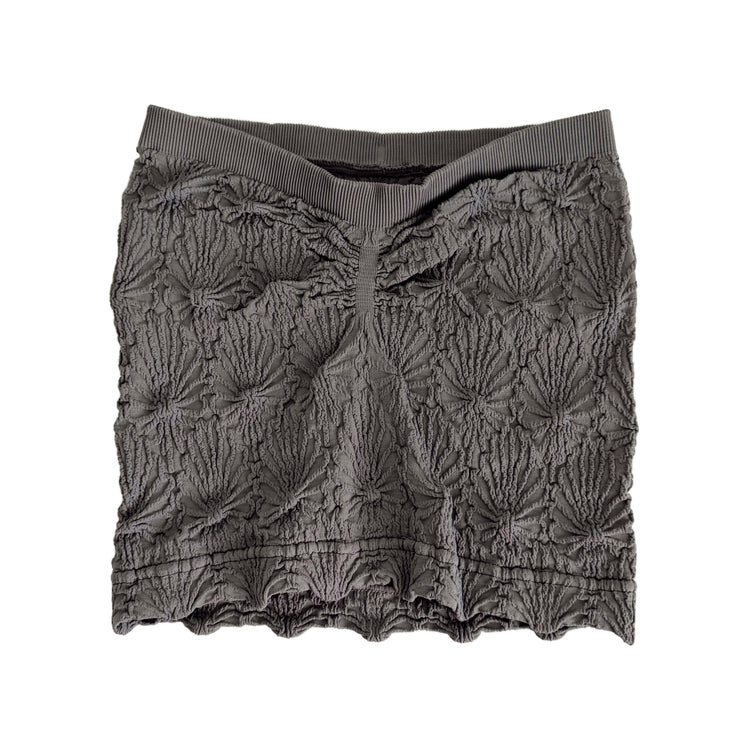 Charcoal Lace Textured Tube Top Bralette