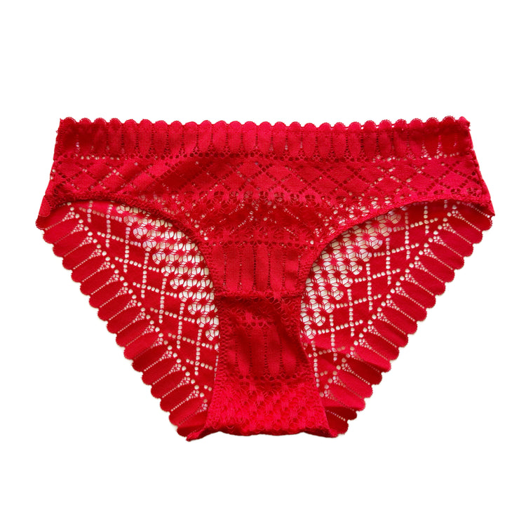 Red Lace Panty