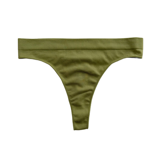Olive Green Seamless Panty