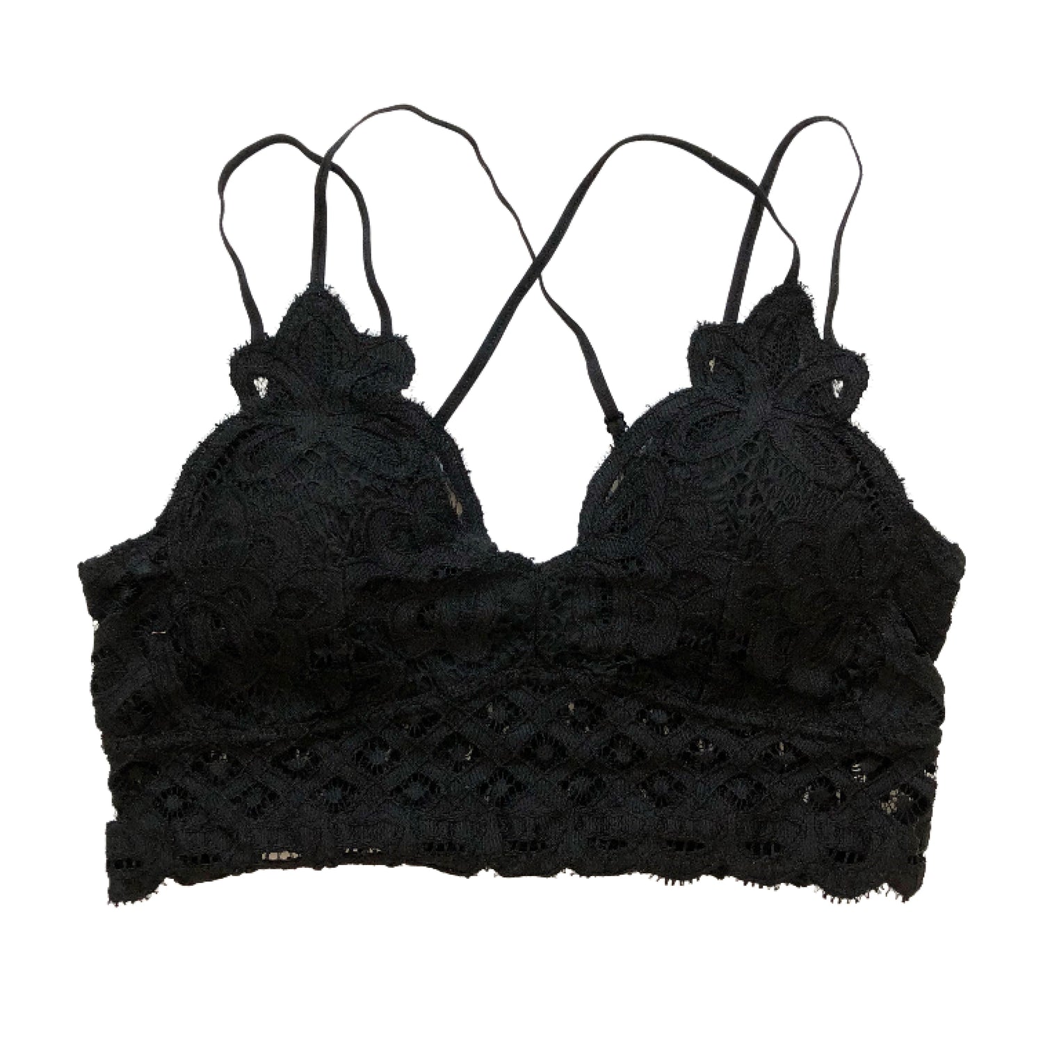 Plus Size Black Crochet Bralette – Lani + Kei