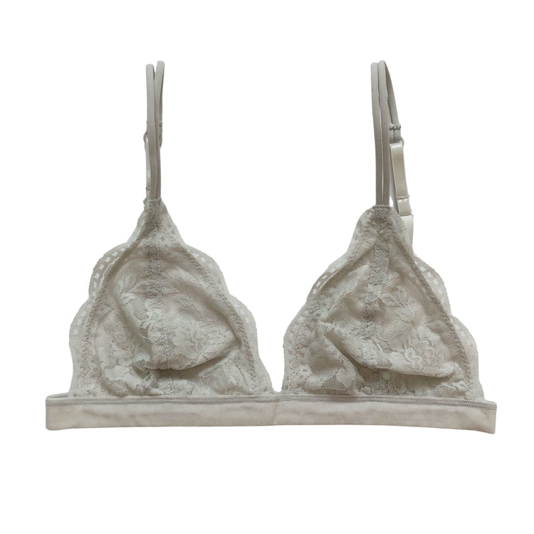Dove Lace Triangle Bralette - 1215 Clothing