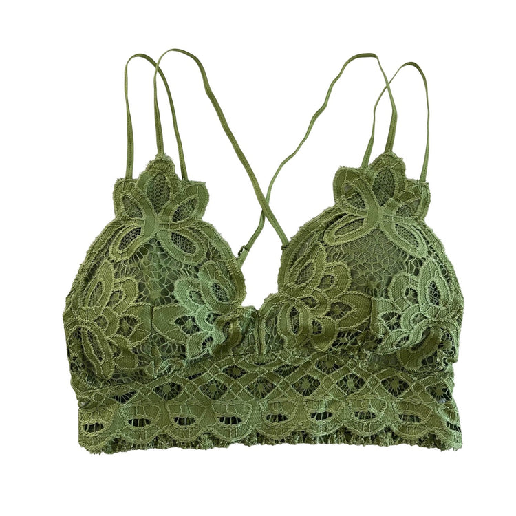 Pistachio Crochet Bralette