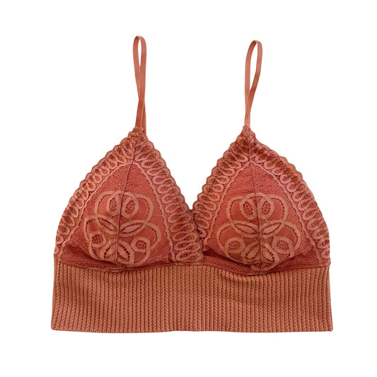 Marsala Floral Longline Bralette