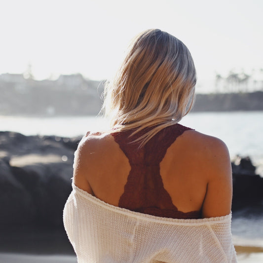 Burgundy Lace Racerback Bralette - 1215 Clothing