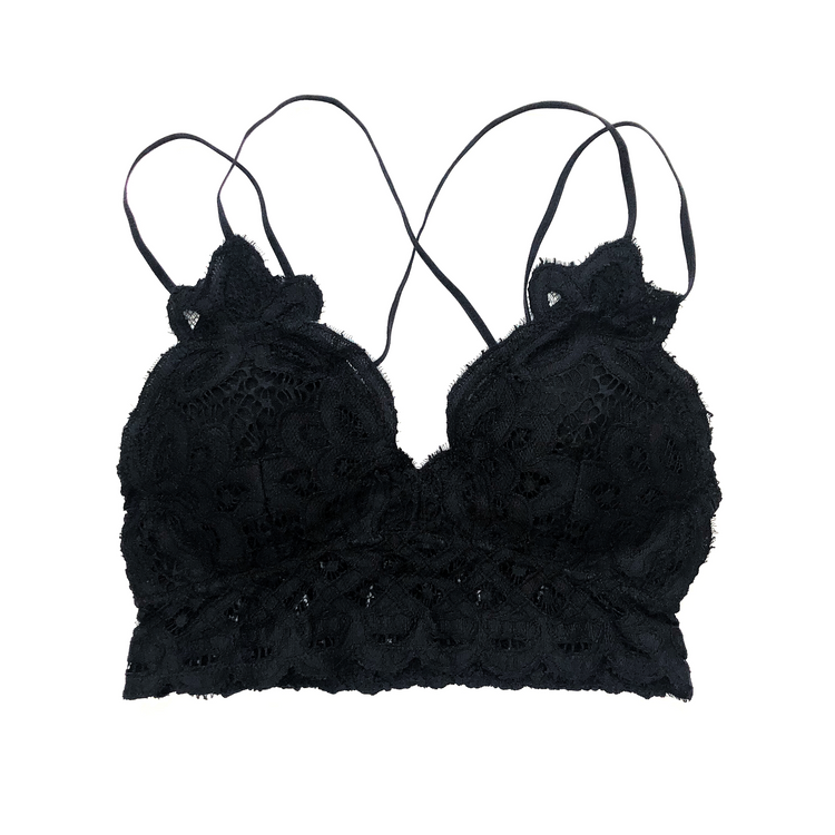 Black Crochet Bralette | Lani + Kei