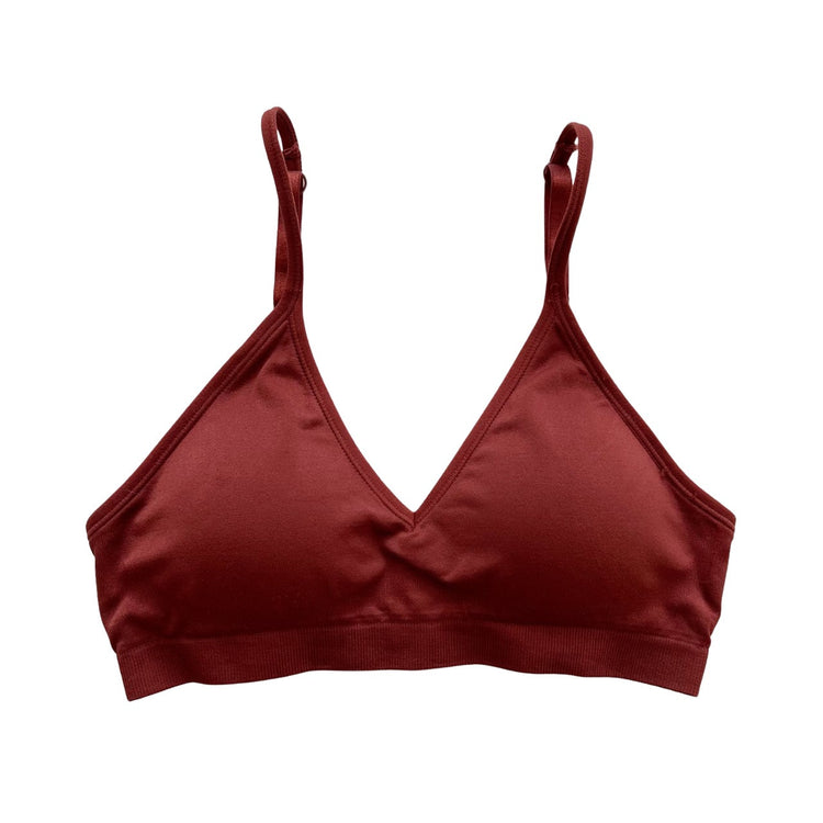 Rust Triangle Padded Bralette