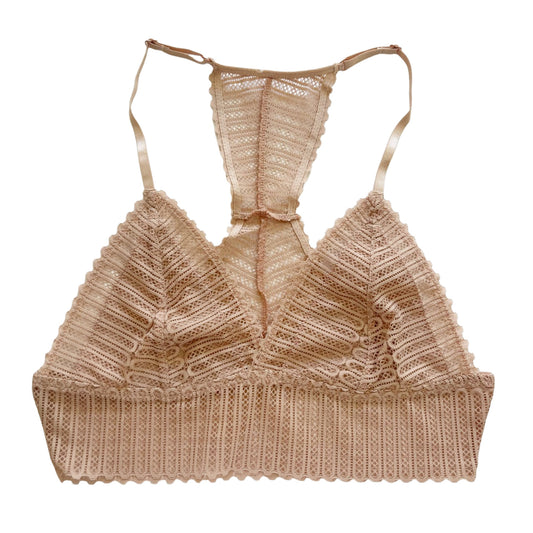 Blush Lace Racerback Bralette