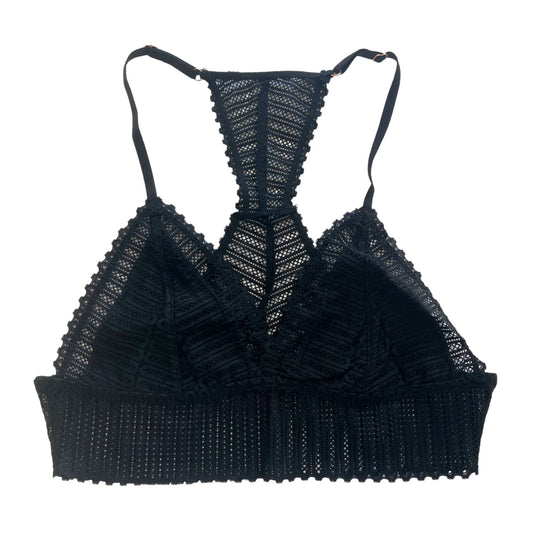 Black Lace Racerback Bra | Lani + Kei