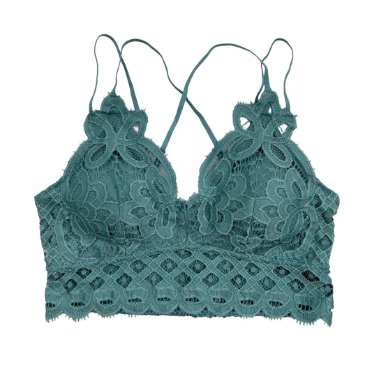 Light Teal Crochet Bralette