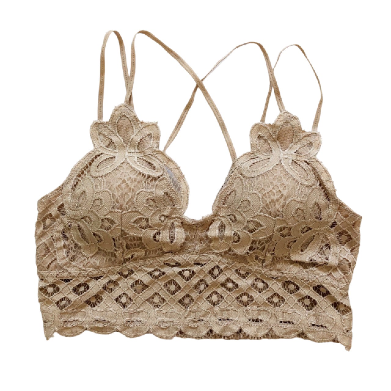 Nude Crochet Bralette - 1215 Clothing