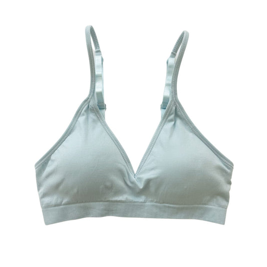 Baby Blue Triangle Bralette | Triangle Padded Bralette | Lani + Kei