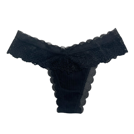 Black Ribbed Panty | Lani + Kei