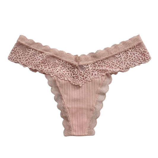 Light Pink Ribbed Panty