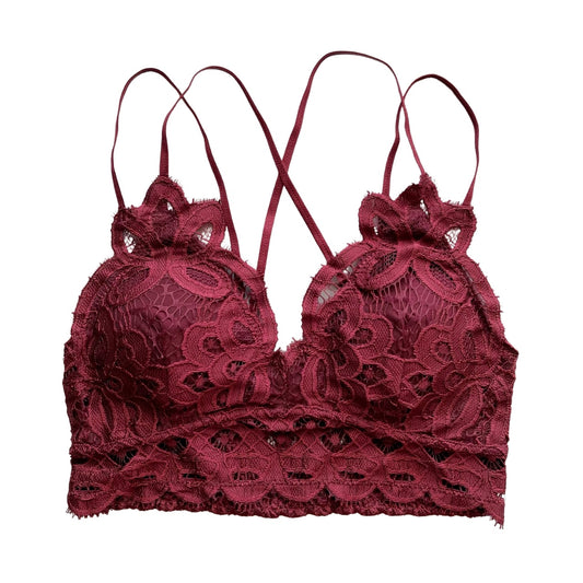 Wine Crochet Bralette