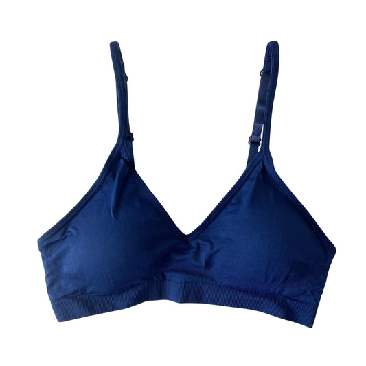 Navy Blue Triangle Padded Bralette
