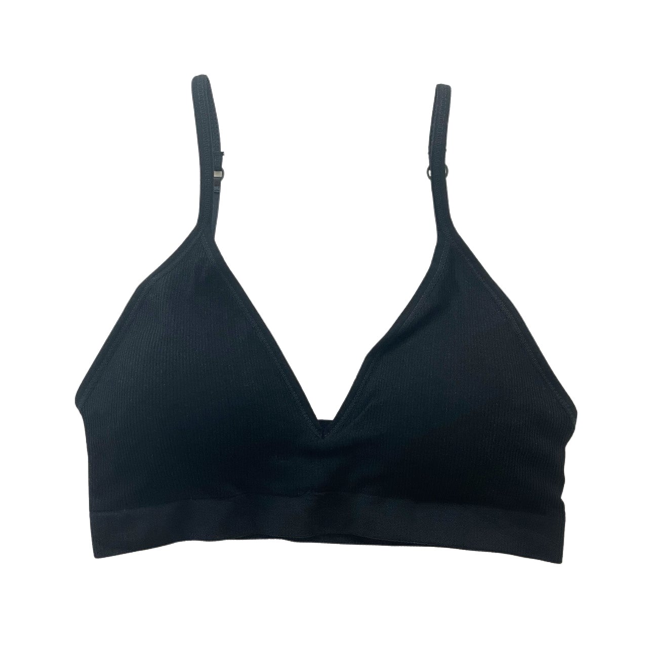 Black Ribbed Bralette | Lani + Kei